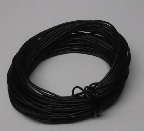 Black Multistrand 7/0.2 Equipment Wire - 10 metres